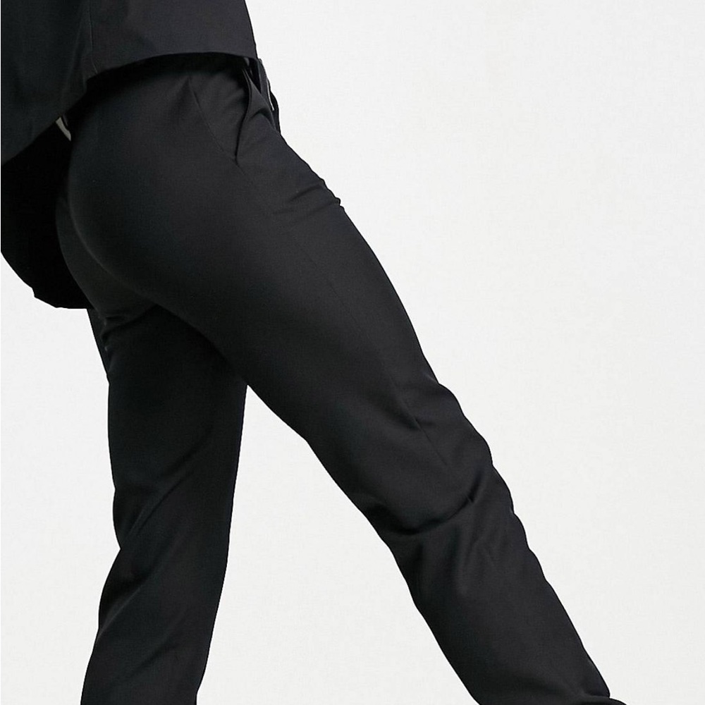 NWOT ASOS Black Mens Joggers 28 x30 - Picture 9 of 10